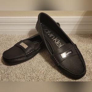Calvin Klein Lavida black leather loafers 6